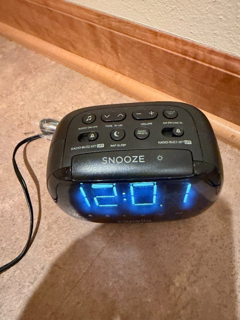 Capello Clock Radio - Electrical/Battery Function